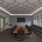 Ekena Millwork 33W x 33H x 38T Small Woodall Decorative Fretwork Wood Ceiling Panels, Walnut CELW33X33X0375WDLWA - alternate 10